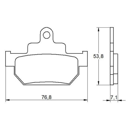 Zavorne obloge ACCOSSATO AGPA163 OR
