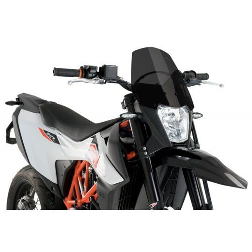 Windshield PUIG NEW GEN. SPORT 3586F dark smoke