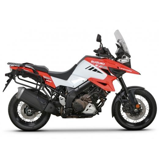 Komplet stranskih aluminijastih kovčkov z nosilci 47L SHAD TERRA BLACK SHAD SUZUKI DL 1000 V-Strom/ DL 1050 V-Strom