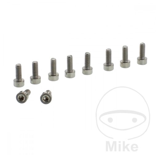 Cap head bolts JMT DIN 912 A2 M4X0.7 10 mm 10 pieces