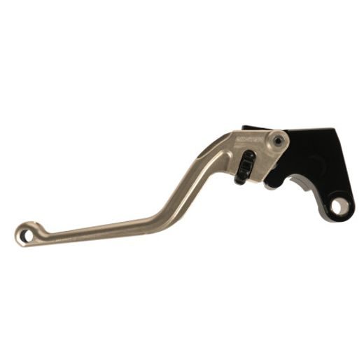 Clutch Lever ACCOSSATO ESY688H fixed CNC-worked aluminium, silver
