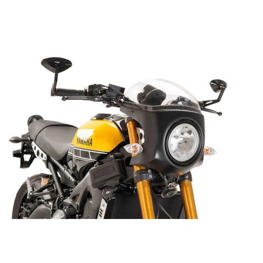 Windshield PUIG SEMI-FAIRING 8934W matt black prozorna