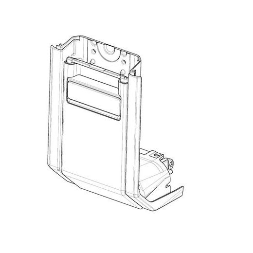 Lower lock part SHAD D1TR48TIBR for TR55 PURE BLACK
