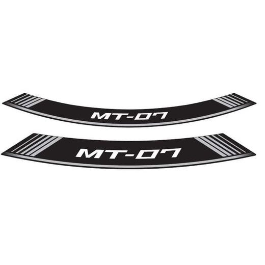 Rim strip PUIG MT-07 9136P srebrna set of 8 rim strips