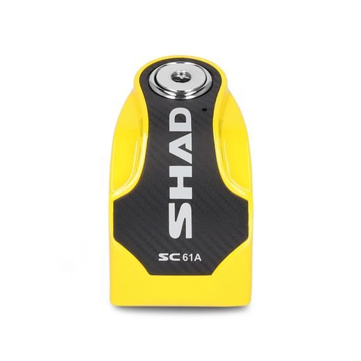 Disc lock with alarm SHAD SC61A C0S6103A yellow pin 6mm