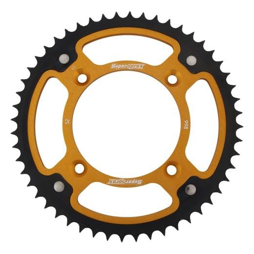 Zadnji verižnik (zobnik) SUPERSPROX STEALTH RST-998:52-GLD zlata 52T, 428