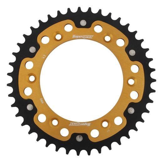 Zadnji verižnik (zobnik) SUPERSPROX STEALTH RST-990:43-GLD zlata 43T, 520