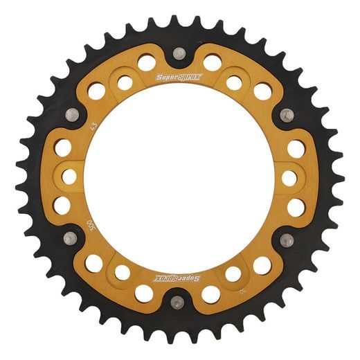 Zadnji verižnik (zobnik) SUPERSPROX STEALTH RST-300:43-GLD zlata 43T, 525