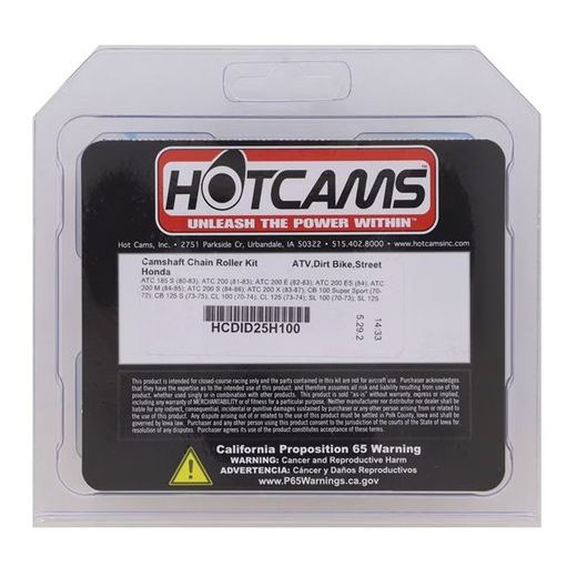 Cam chain VERTEX HCDID25H100 100 links