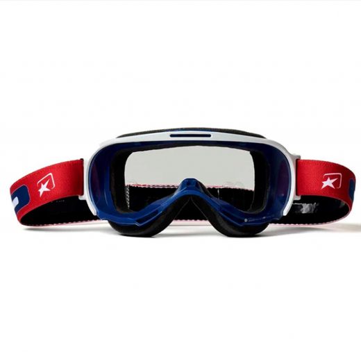 Goggles ARIETE WABI 14980-ABR clear lens White /Red