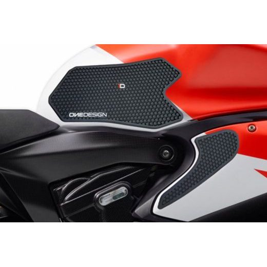 Tank side protectors PUIG ANTI-SLIP 20066N črna