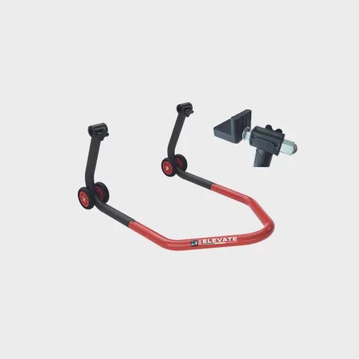 Universal rear stand LV8 E620LG.KR with rubber cursors black/red