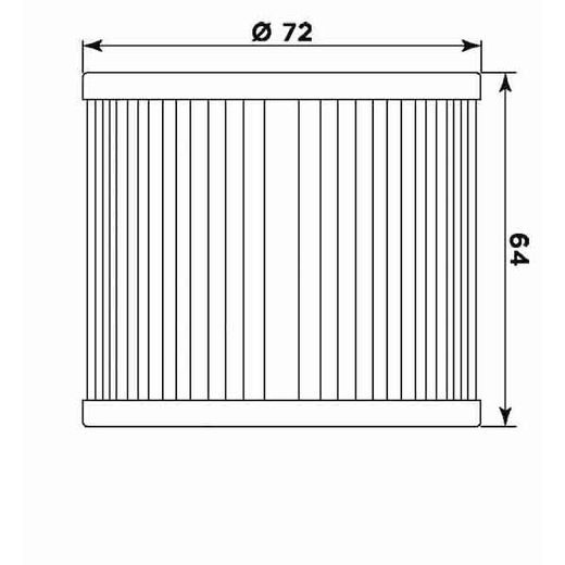 Oljni filter MIW S3001 (alt. HF133)