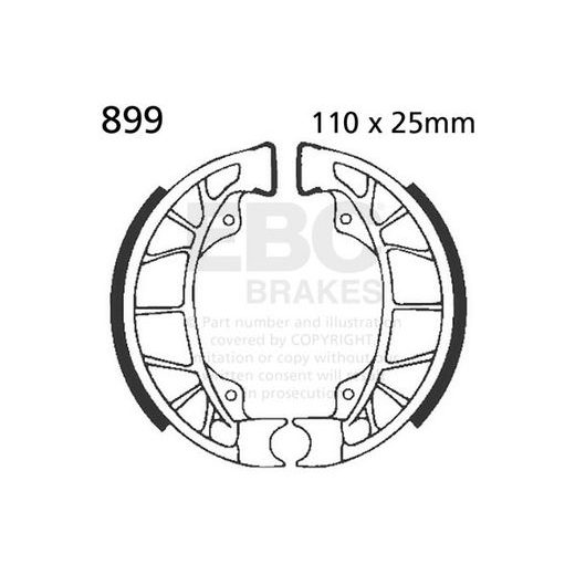 Brake shoe set EBC 899