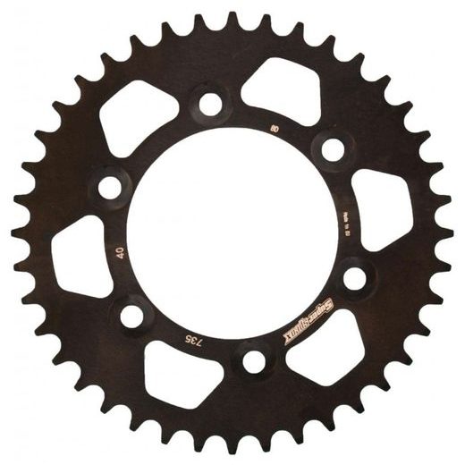 Aluminijasti zadnji verižnik (zobnik) SUPERSPROX RAL-735:40-BLK črna 40T, 520