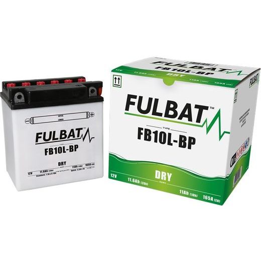 Konvencionalen akumulator (priložena kislina) FULBAT FB10L-BP (YB10L-BP) Kislina priložena