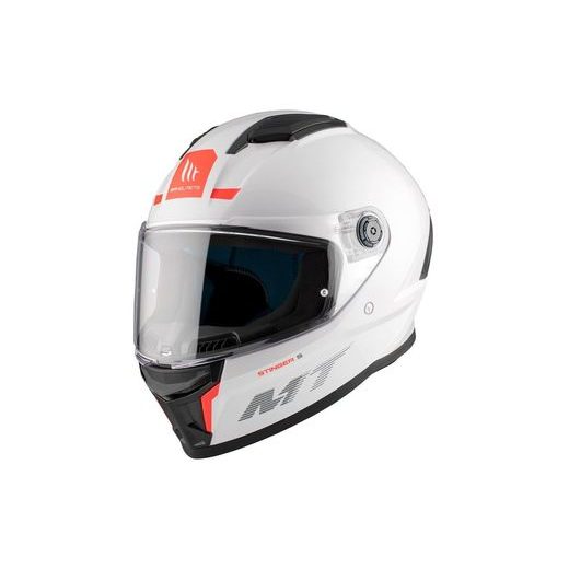 Integralna čelada MT Helmets Stinger 2 Solid A0 GLOSS PEARL WHITE XXS