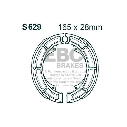 Brake shoe set EBC S629