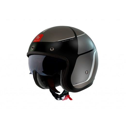Jet čelada MT Helmets LE MANS 2 SV S LUTHER B12 MATT L
