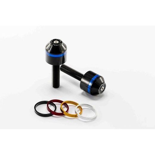 Bar ends PUIG SHORT WITH RING 8021N colour rings included