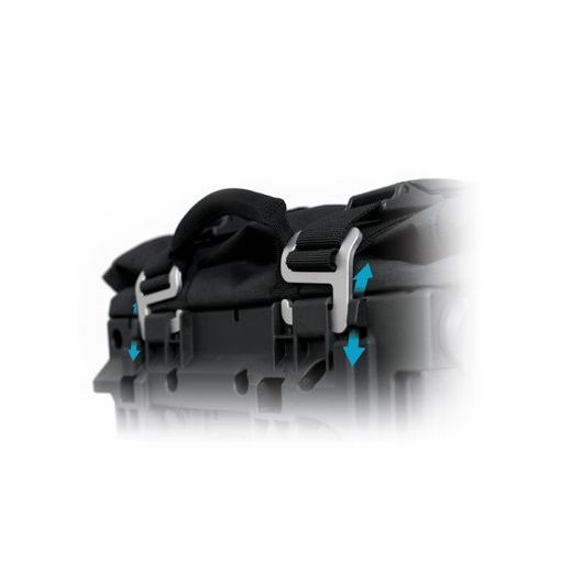 Complete set of SHAD TERRA TR40 adventure saddlebags and SHAD TERRA aluminium 55L topcase, including mounting kit SHAD CF Moto 800MT