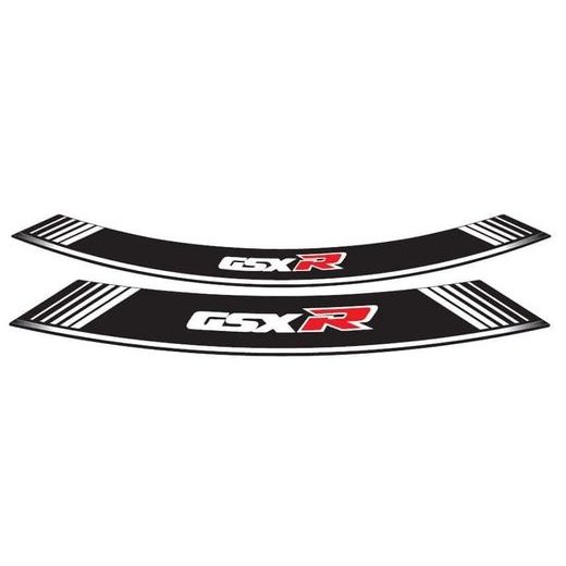 Rim strip PUIG GSXR 5525B bela set of 8 rim strips