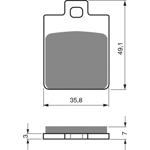 Zavorne obloge GOLDFREN 137 S3