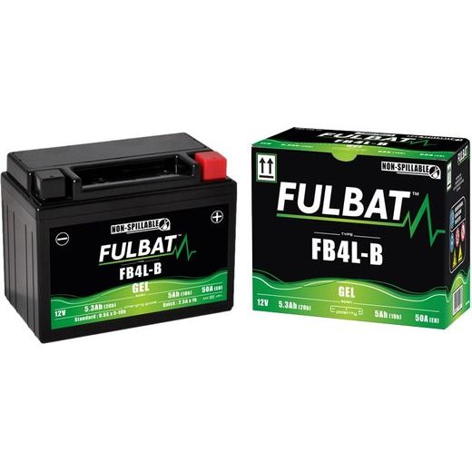 Gelski akumulator FULBAT FB4L-B GEL (High Capacity) (YB4L-B GEL)