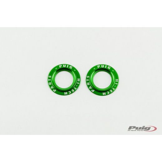 Rings for axle sliders PUIG PHB19 20271V aluminium zelena