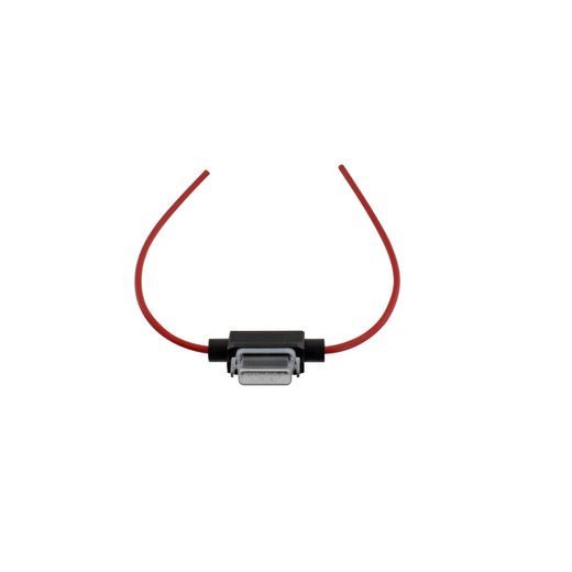 Standard fuse holder FLOSSER 246151500 with flat terminals and cap