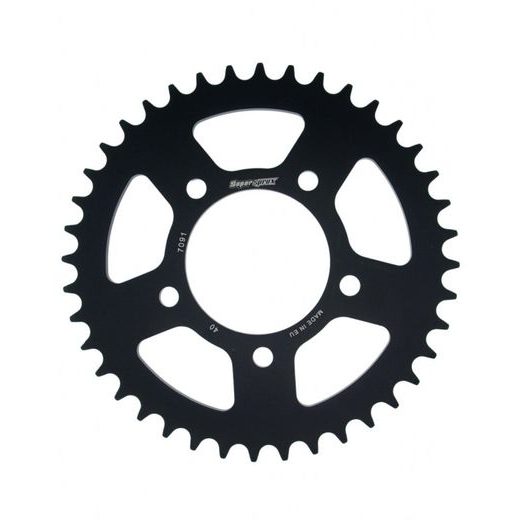 Aluminijasti zadnji verižnik (zobnik) SUPERSPROX RAL-7091:40-BLK črna 40T, 520