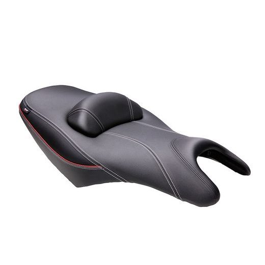 Udoben sedež SHAD SHY0T5329 črno/rdeč, sivi šivi