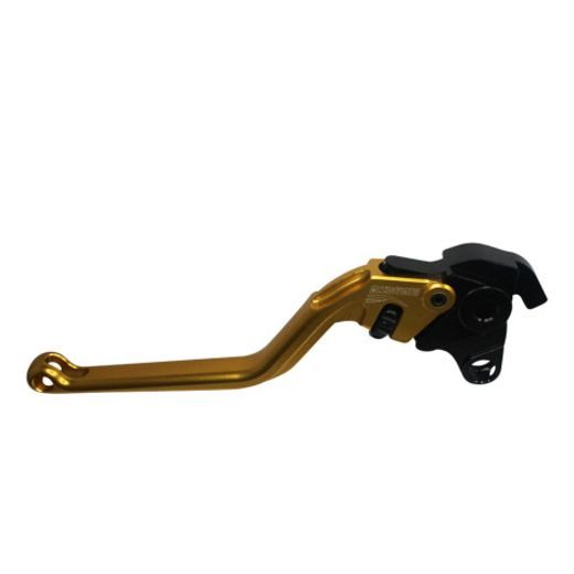 Clutch Lever ACCOSSATO ESV000 fixed CNC-worked aluminium, gold