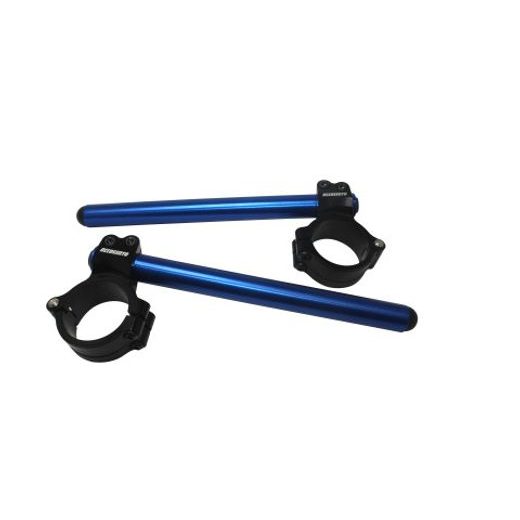 Pair of raised clip-on ACCOSSATO CP004 +10 mm 10 degrees inclination, blue