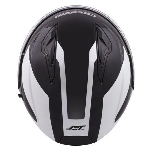 Jet čelada CASSIDA JET TECH CORSO black / white XS