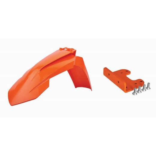 Prednji blatnik POLISPORT 90734 with adaptor orange KTM 16