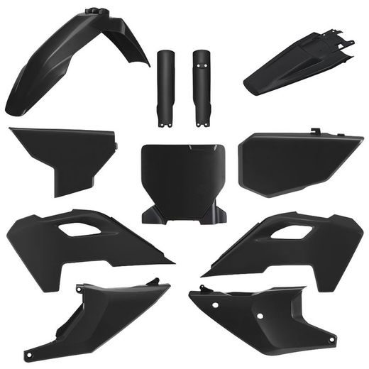 Set plastik POLISPORT 91101 Črn