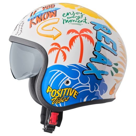 Jet čelada GMS RIDE & SURF ZG11703 white-yellow-blue L