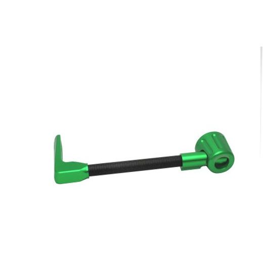 Lever guard ACCOSSATO DE007 with black hose and joint left, carbon