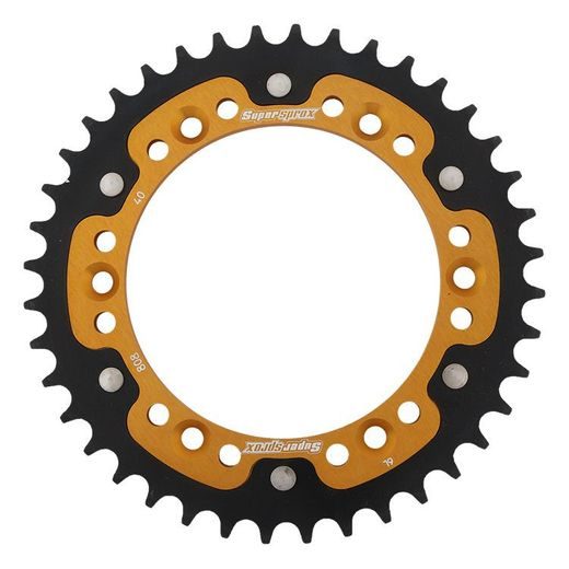 Zadnji verižnik (zobnik) SUPERSPROX STEALTH RST-808:40-GLD zlata 40T, 520