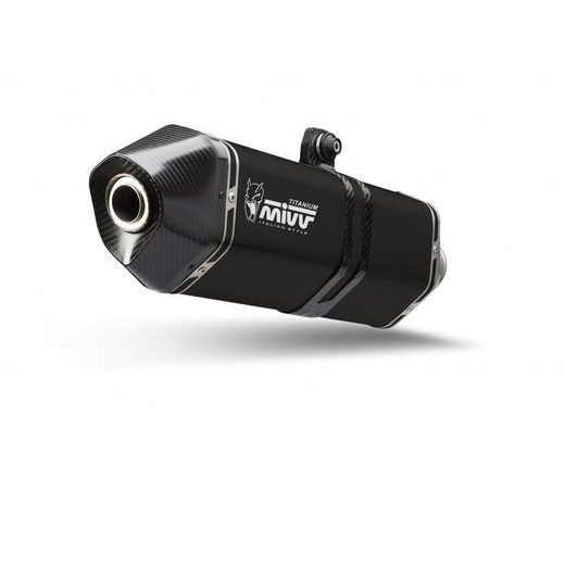 Set 2 dušilcev (loncev) MIVV SPEED EDGE S.060.LRTB Black titanium