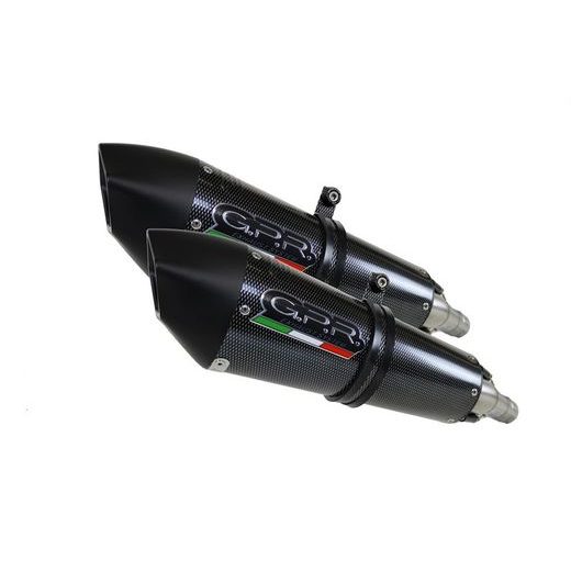 Dual slip-on exhaust GPR NEW GRAND PRIX EVO POPPY E5.BMW.51.GPAN.PO Carbon look