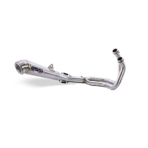 Celoten izpušni sistem GPR ROAD-STRADA E5.CO.K.172.3.CAT.PCEV Brushed Stainless steel