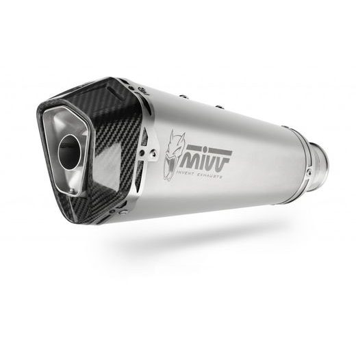 Celoten izpušni sistem 1x1 MIVV DELTA RACE S.055.LDRX Stainless Steel / Carbon cap