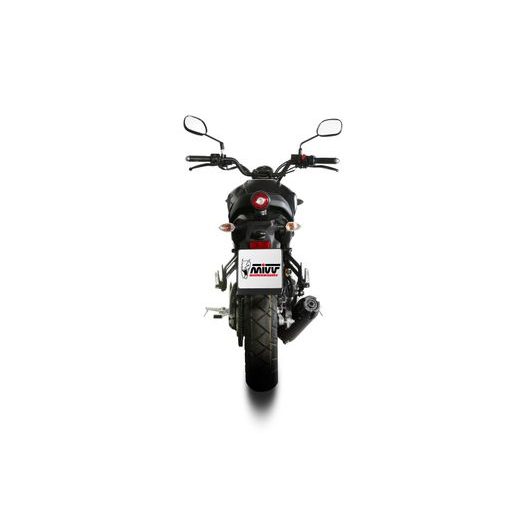 Celoten izpušni sistem 1x1 MIVV HR-1 Y.075.LH1BG Black with carbon cap