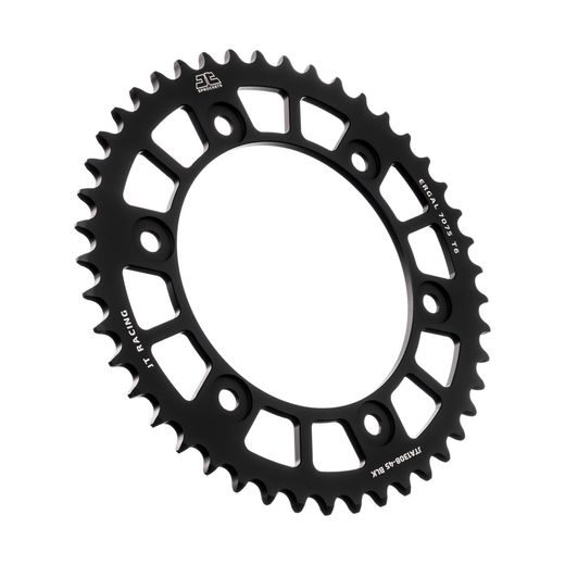 Aluminijasti zadnji verižnik (zobnik) JT JTA 1308-45BLK 45T, 520 Črn