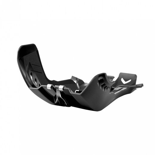 Skid plate POLISPORT PERFORMANCE 8472100001 with link protector črna