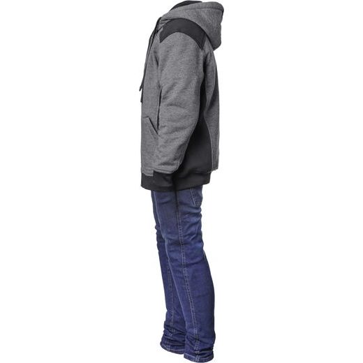 Kevlar hoodie GMS GRIZZLY JUNIOR ZG51800 black-grey 152
