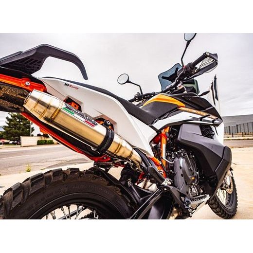 Slip-on exhaust GPR DEEPTONE INOX KT.105.1.RACE.DE Brushed Stainless steel