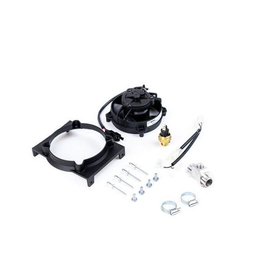 Radiator cooling fan and mounting kit SPAL EP-RFS-PLB10/19-1TEB with thermoswitch